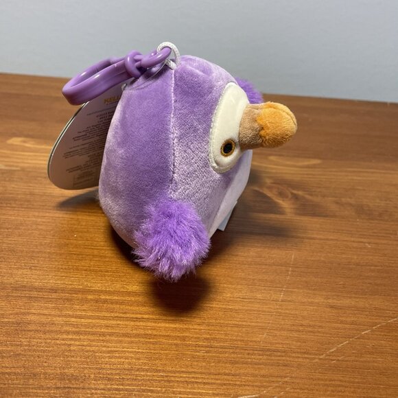 Squishmallows Neha Purple Dodo Bird Clip Plush - Picture 3 of 10